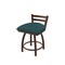 Holland Bar Stool Co 18" Low Back Swivel Vanity Stool, Bronze Finish, Graph Tidal Seat 41118BZ022 - alternate 1